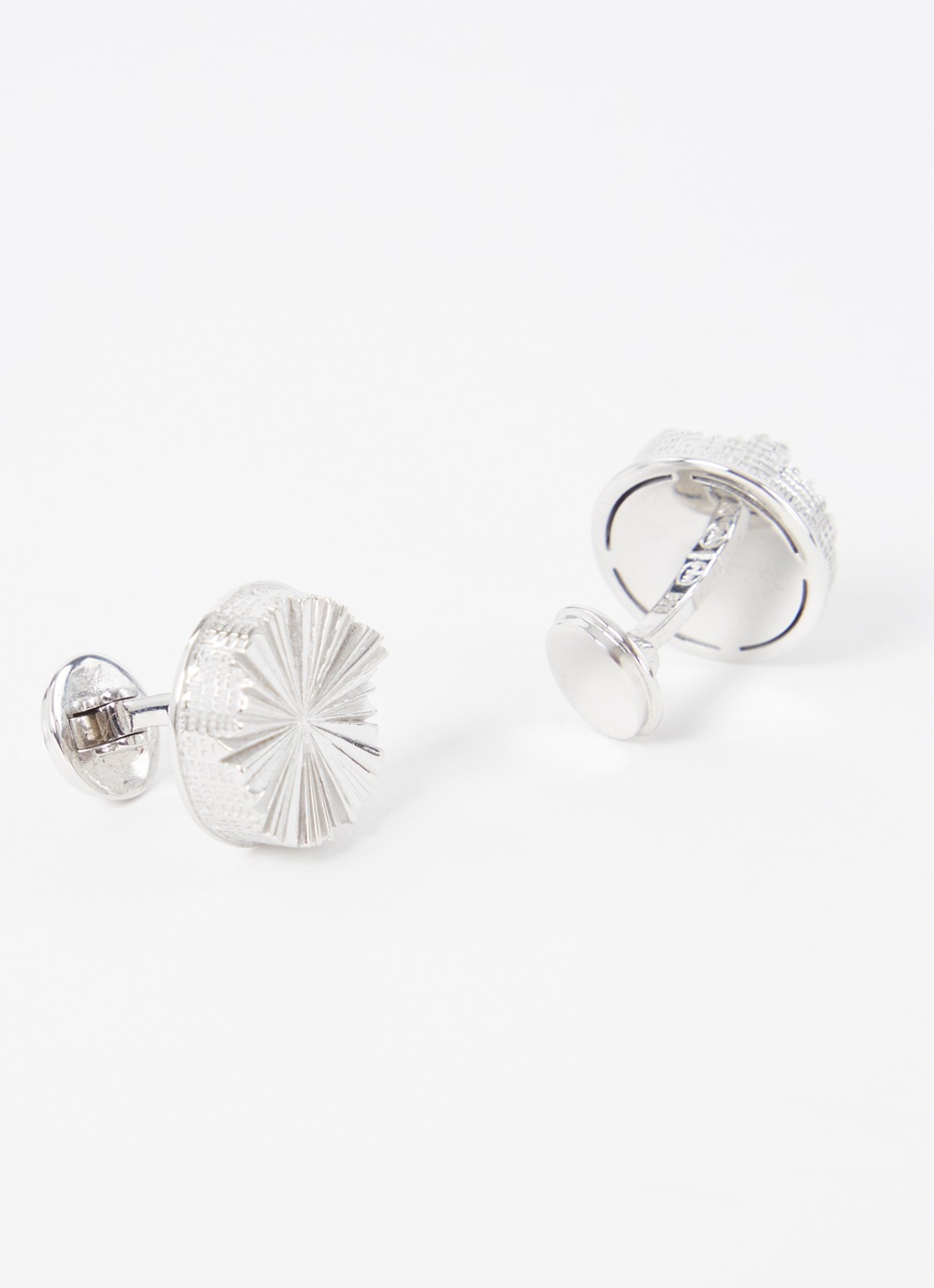 City Cufflinks Amsterdam Canal manchetknopen van zilver - detail 2 zilver