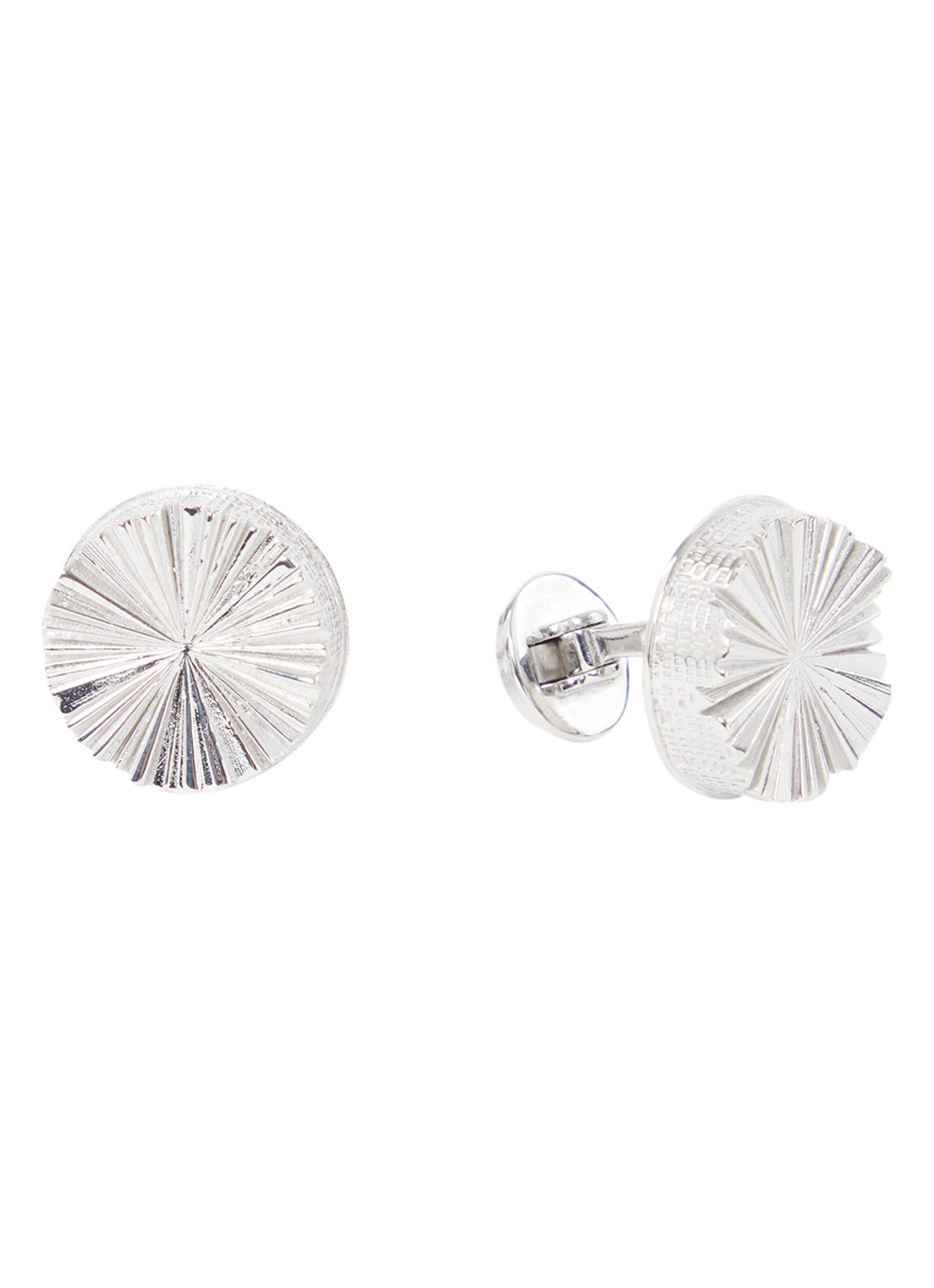 City Cufflinks Amsterdam Canal manchetknopen van zilver - voorkant 3 zilver
