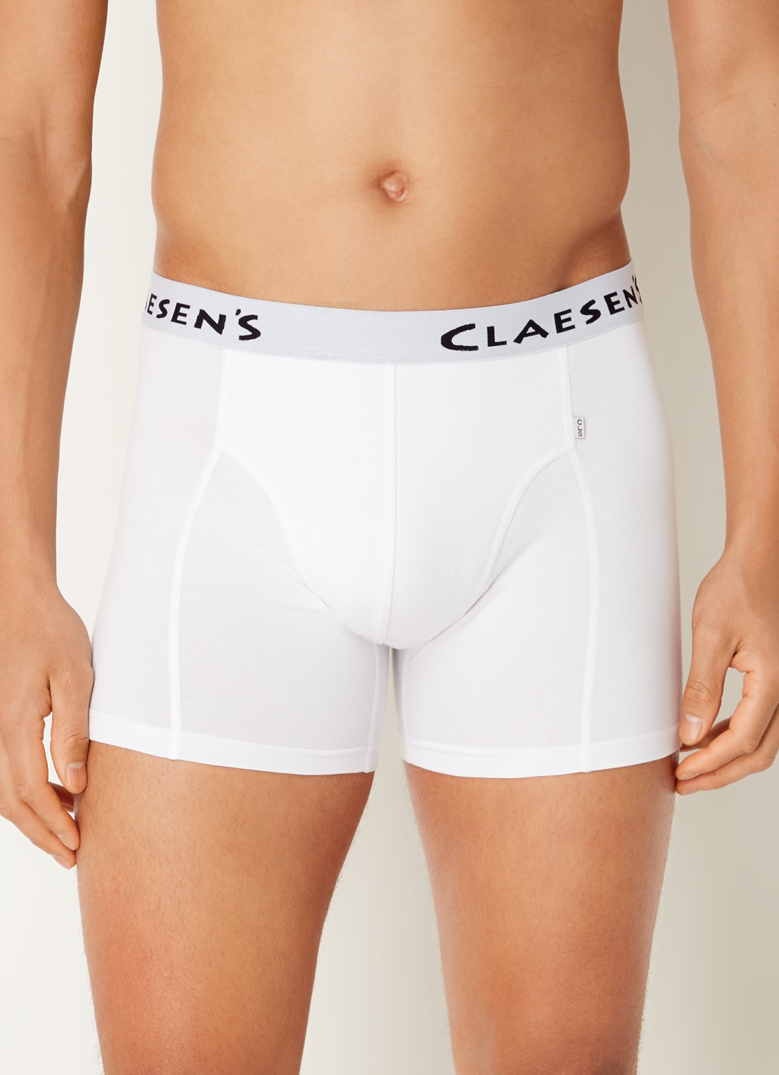 Claesen's Boston boxershorts met logoband in 3-pack - detail 3 wit