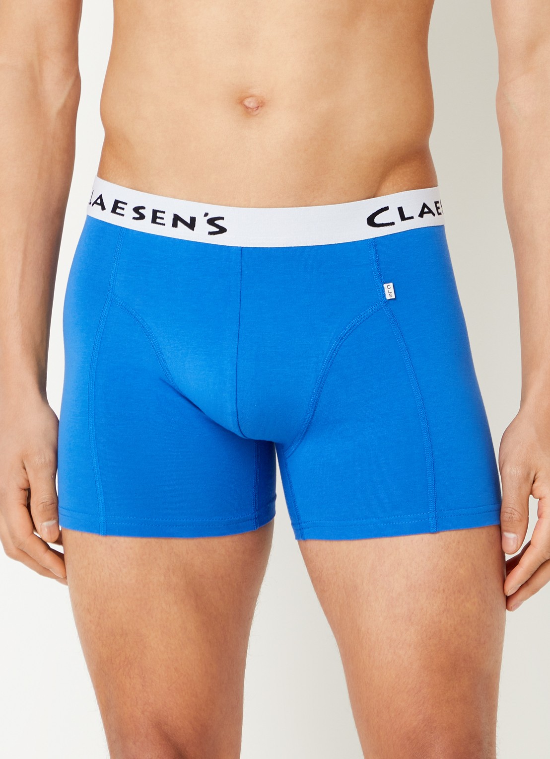 Claesen's Boston boxershorts met logoband in 3-pack - detail 5 kobaltblauw