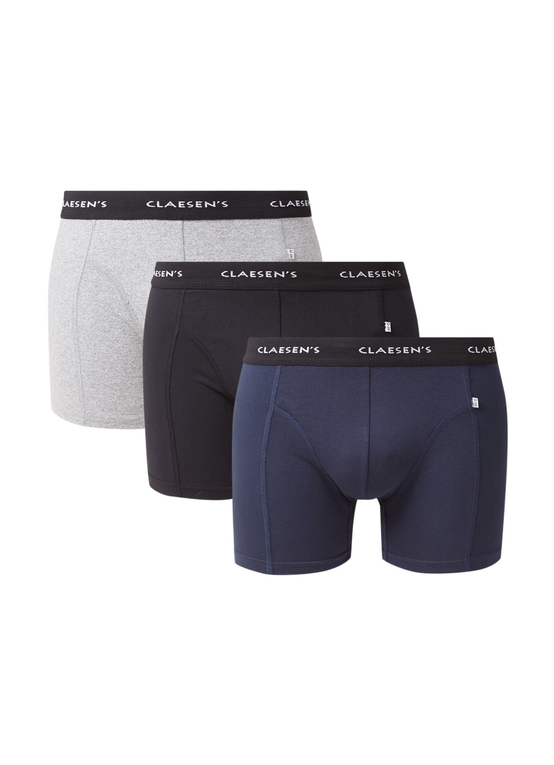 Claesen's Boxershorts in 3-pack  - detail 4 multicolor