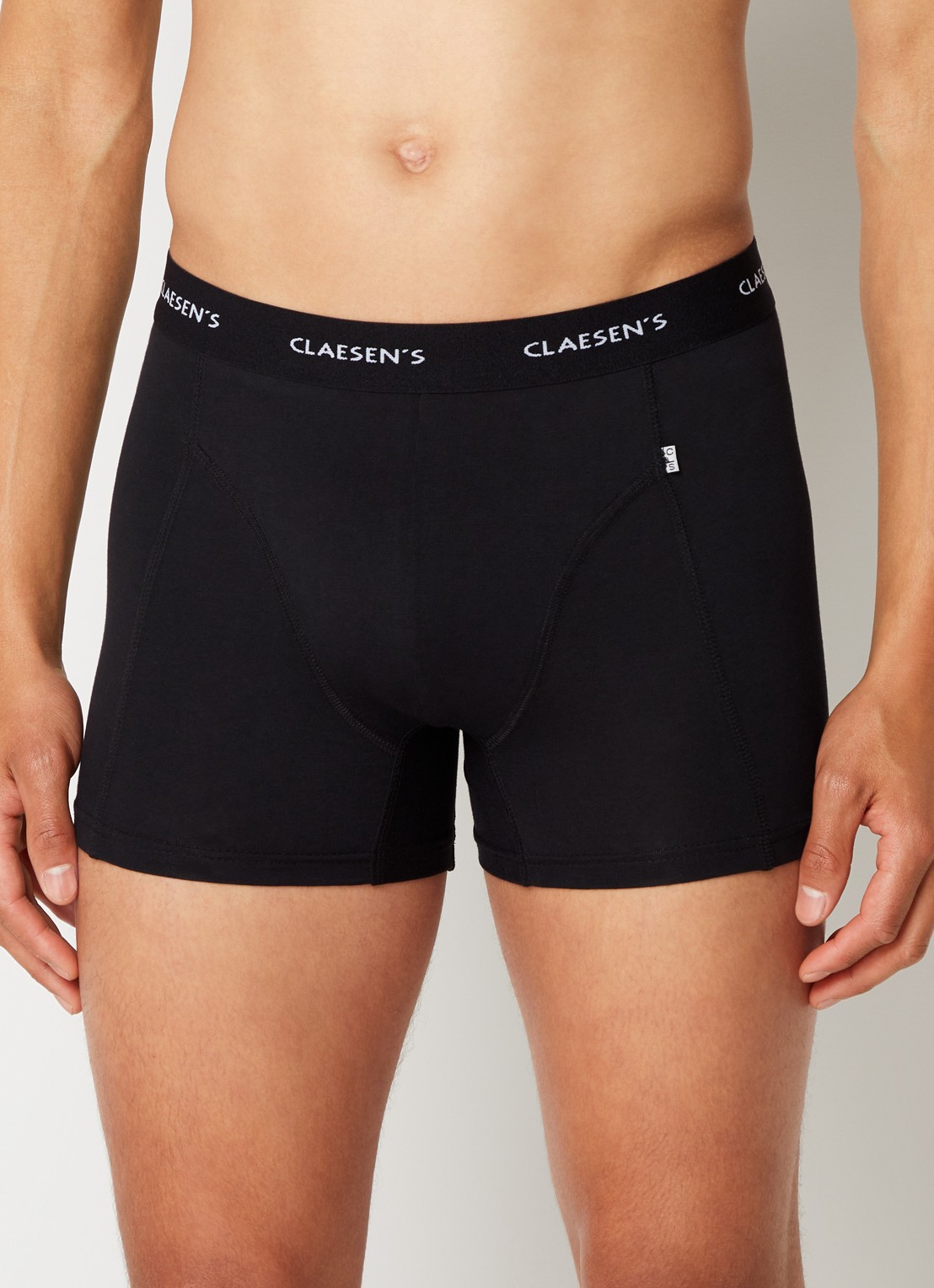 Claesen's Boxershorts in 3-pack  - voorkant zwart
