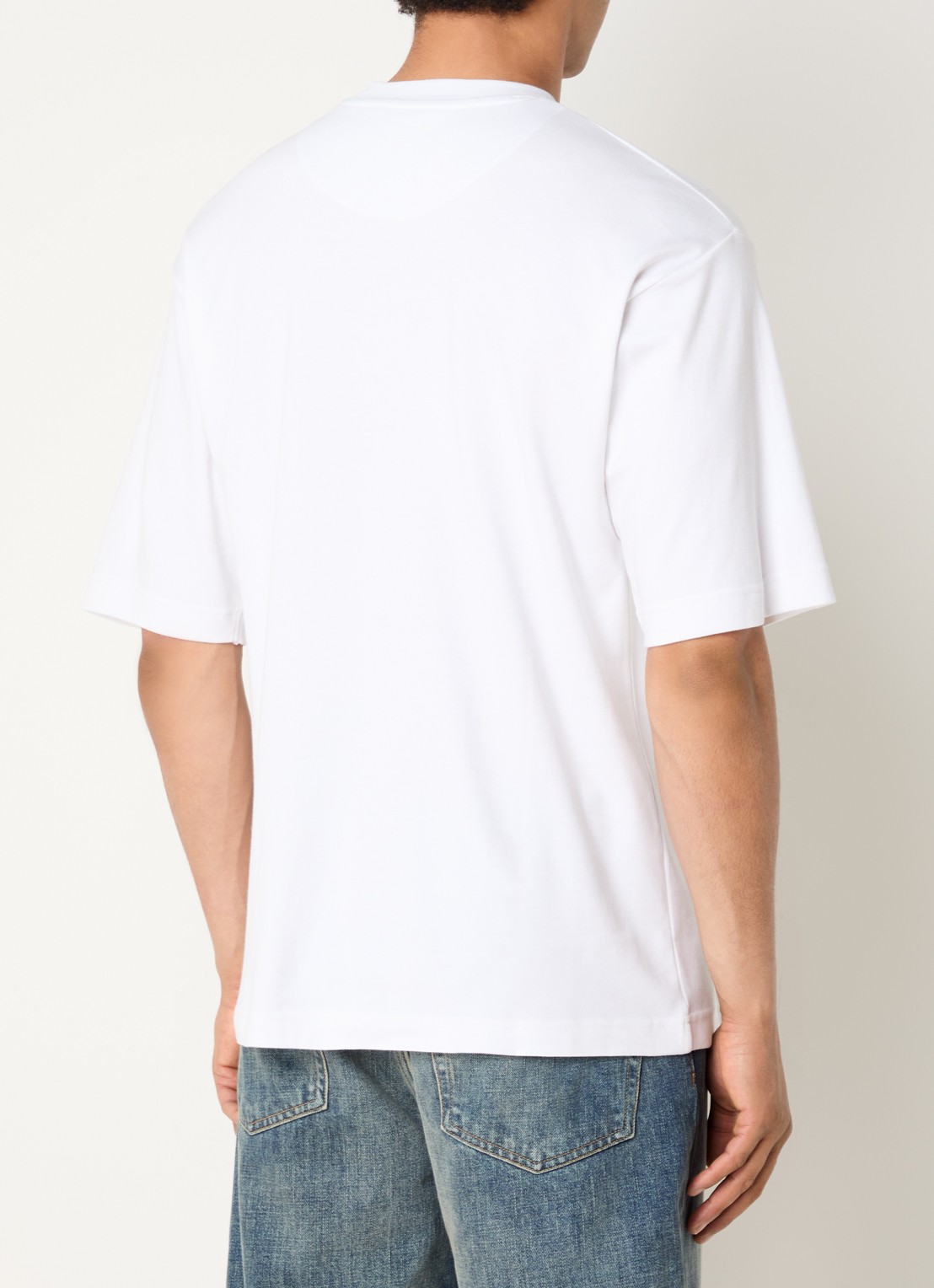 Claesen's T-shirt met ronde hals - achterkant 4 wit