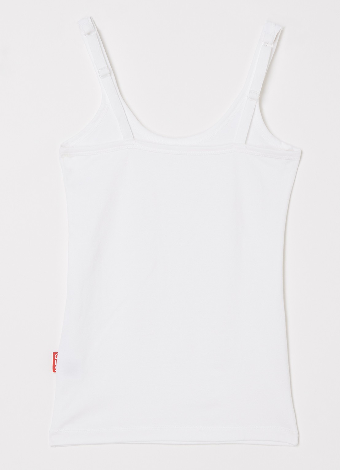 Claesens Singlet met verstelbare bandjes - voorkant 2 wit