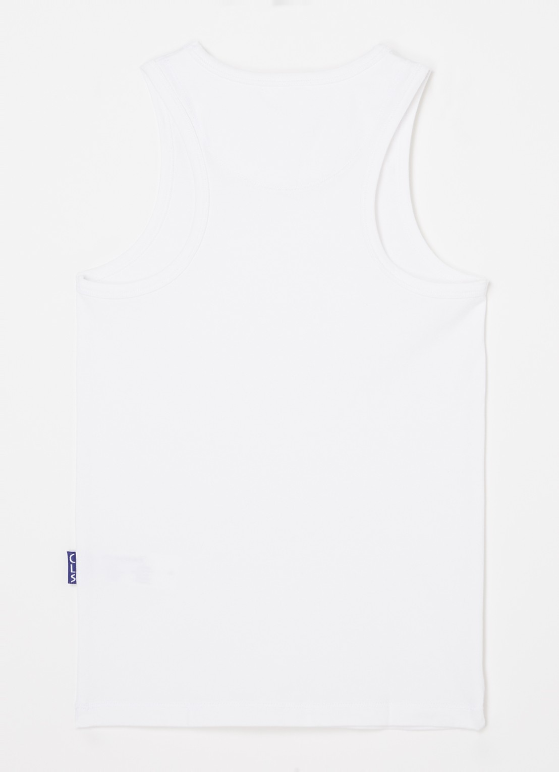 Claesens Singlet van katoen - voorkant 2 wit