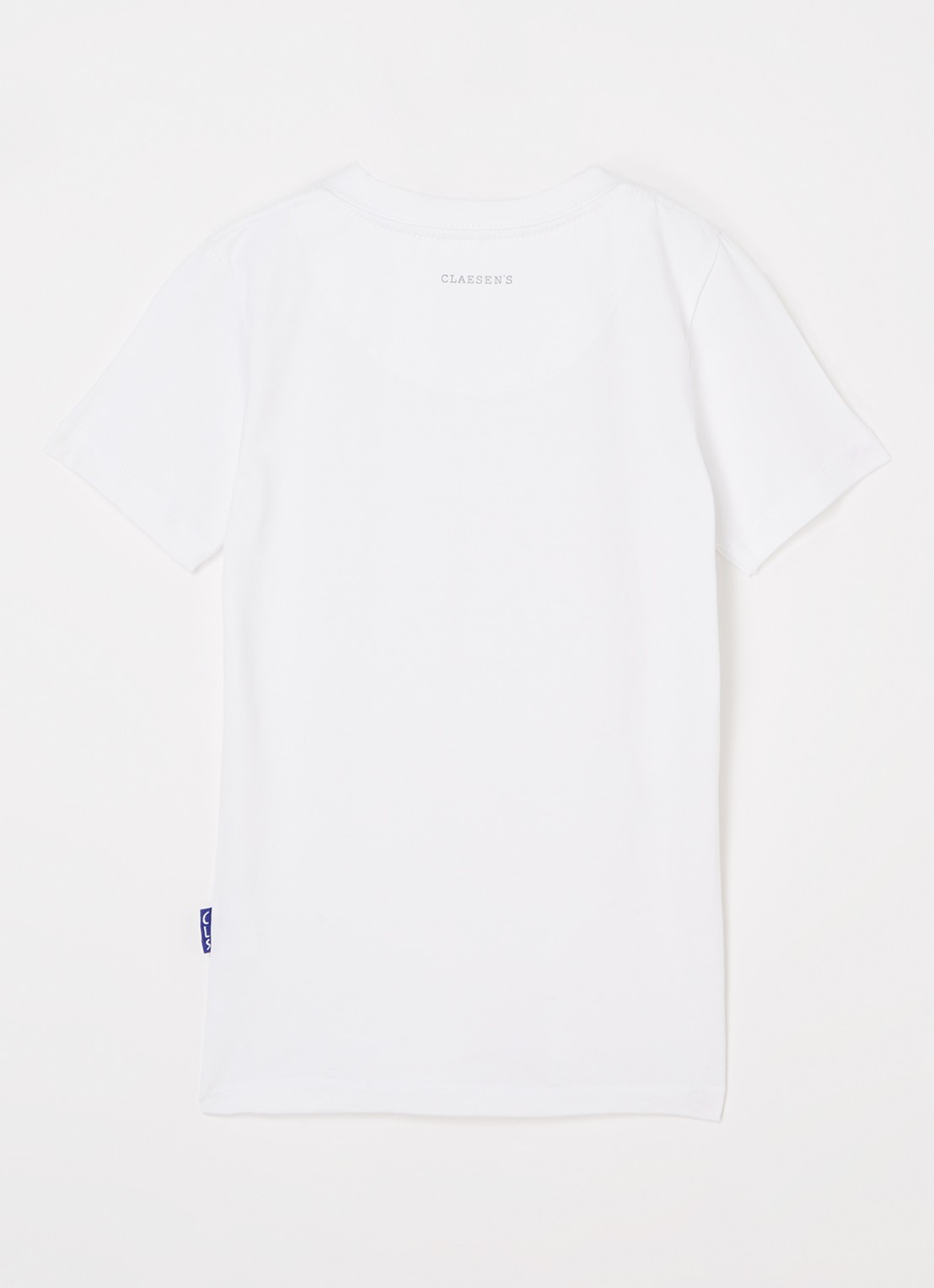 Claesens T-shirt met V-hals - voorkant 2 wit