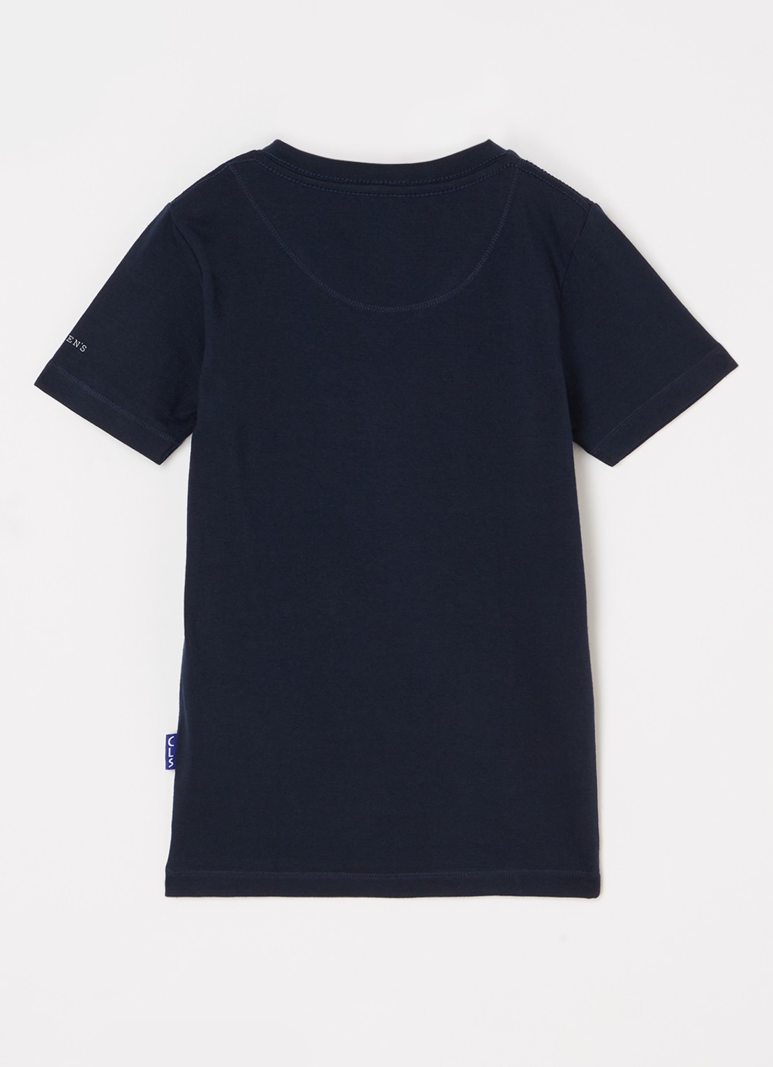 Claesens T-shirt met V-hals - voorkant 2 donkerblauw