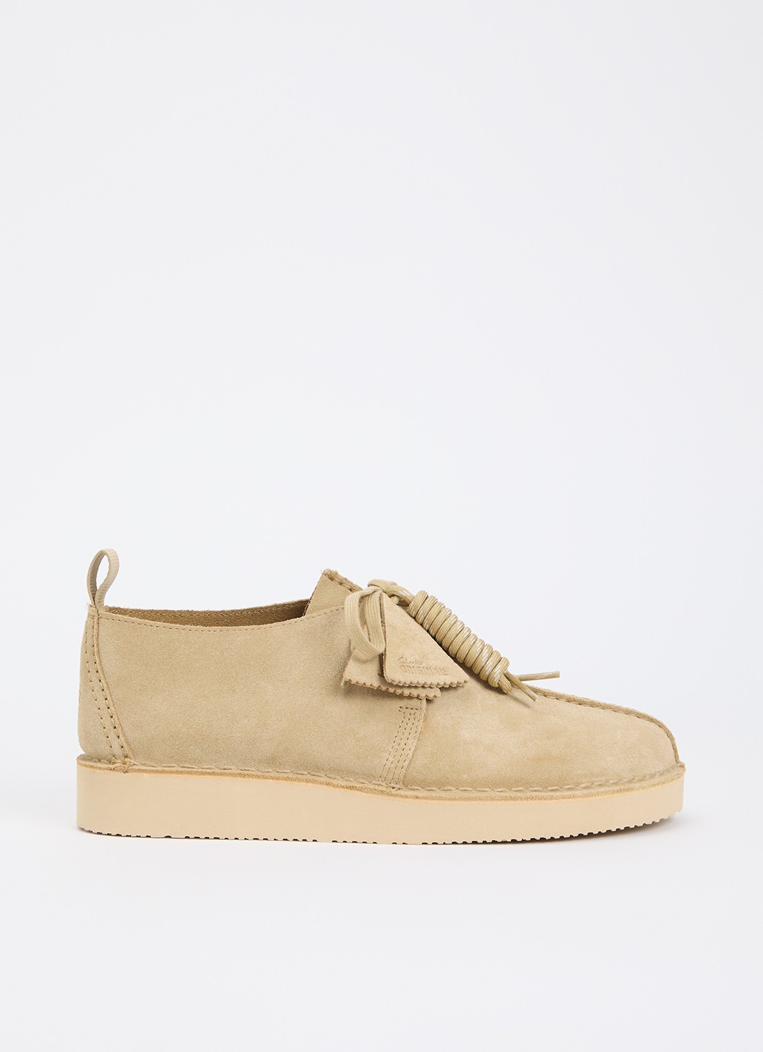 Clarks Originals Desert Trek veterschoen van suède - voorkant beige