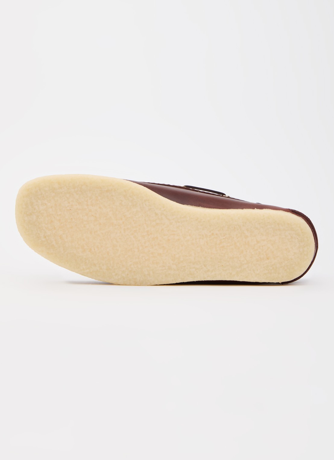Clarks Originals Godney Boat bootschoen van leer - detail 5 kastanjebruin