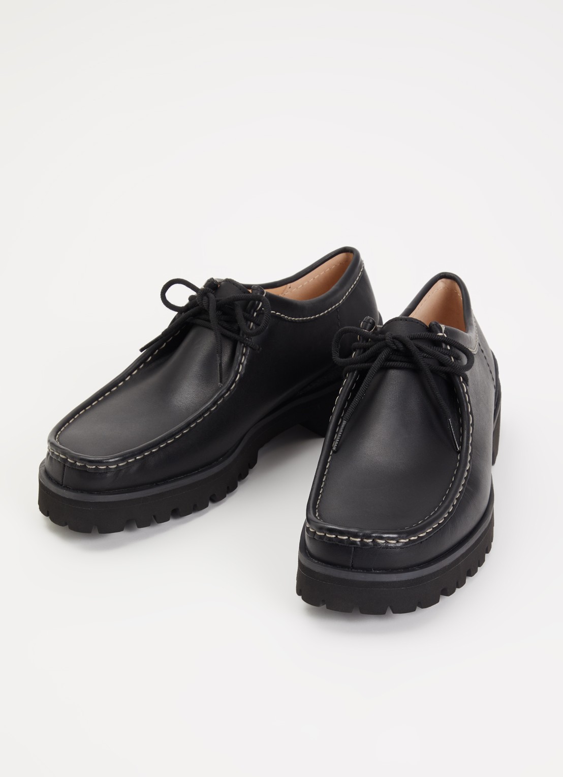 Clarks Originals Walla Yukoner veterschoen van leer - detail 2 zwart
