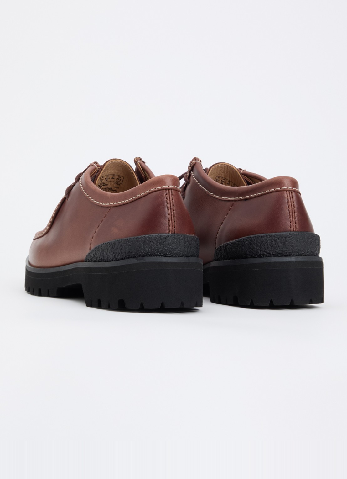 Clarks Originals Walla Yukoner veterschoen van leer - achterkant bruin