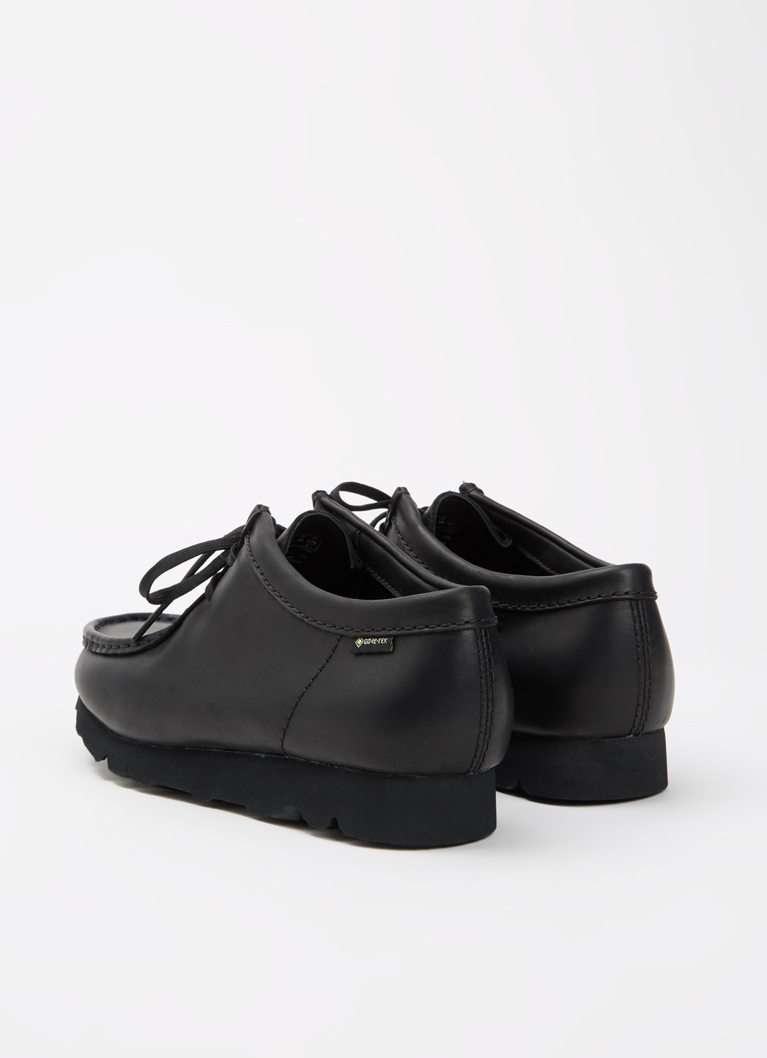 Clarks Originals Wallabee Gore-Tex veterschoen van suède  - achterkant 5 zwart