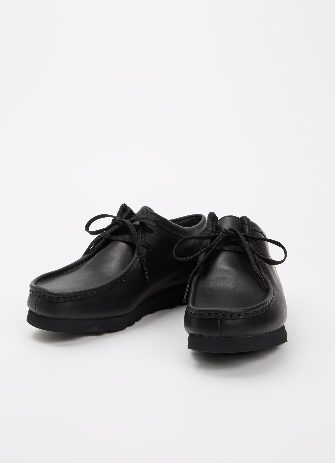 Clarks Originals Wallabee Gore-Tex veterschoen van suède  - detail zwart