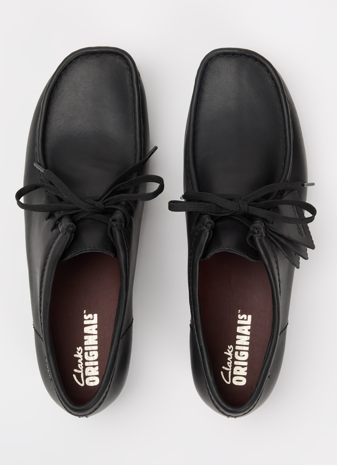 Clarks Originals Wallabee Gore-Tex veterschoen van suède  - detail 2 zwart