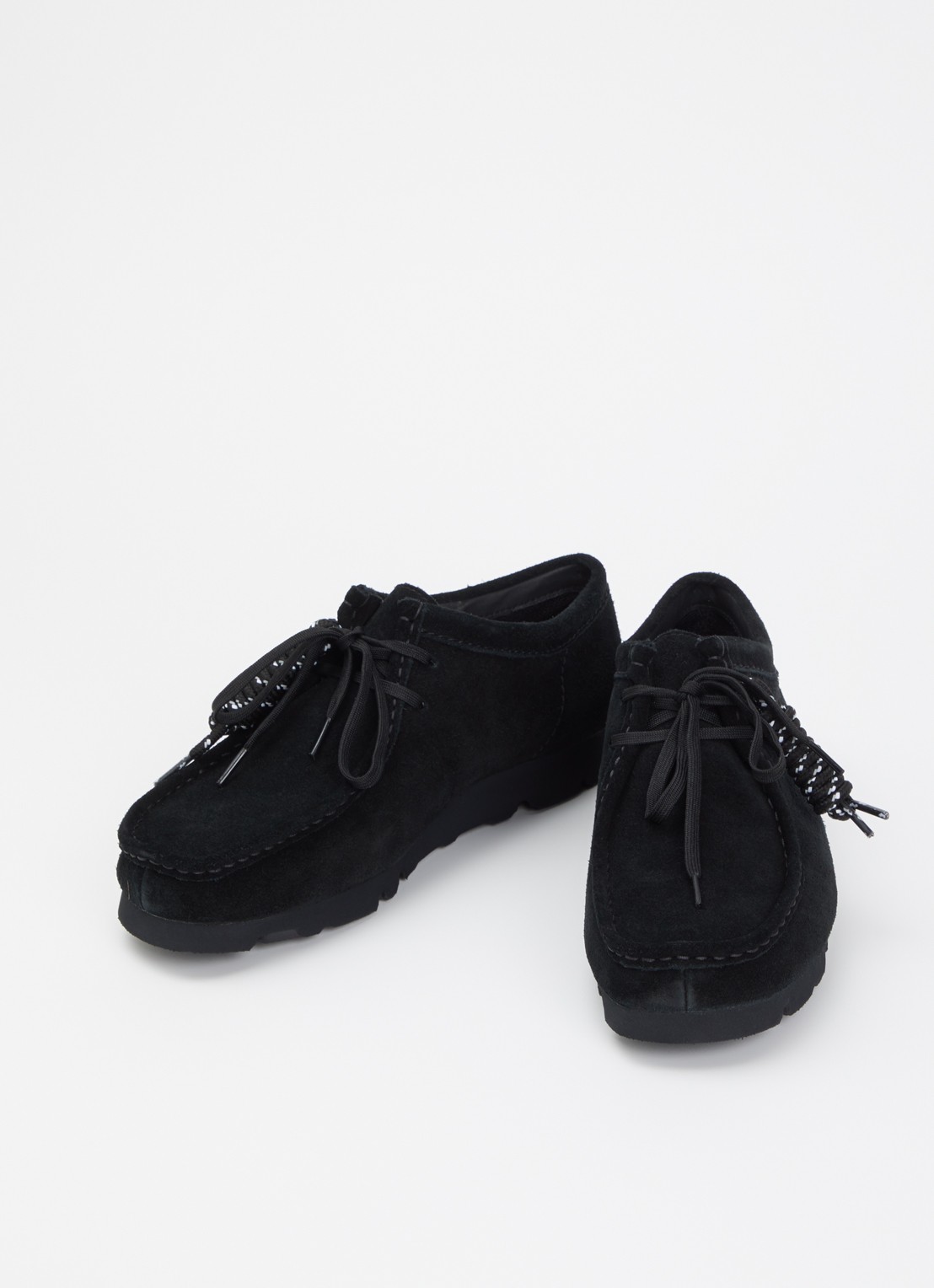 Clarks Originals Wallabee Gore-Tex veterschoen van suède - detail 2 zwart