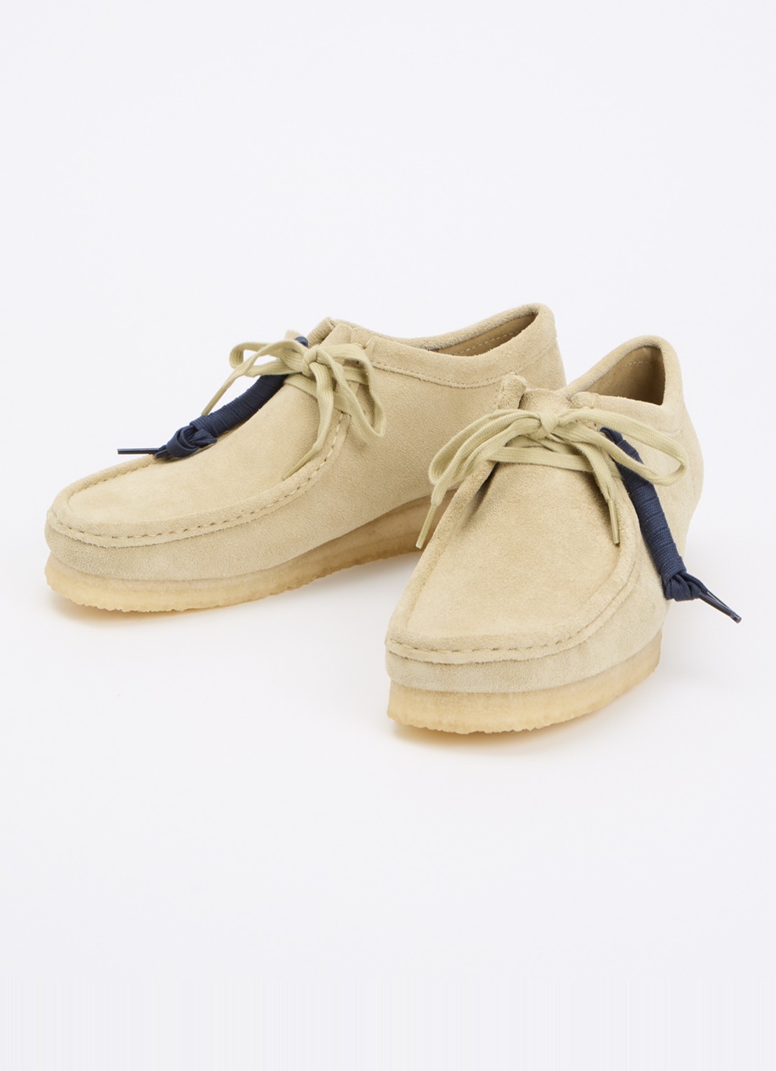 Clarks Originals Wallabee veterschoen van suède - detail beige