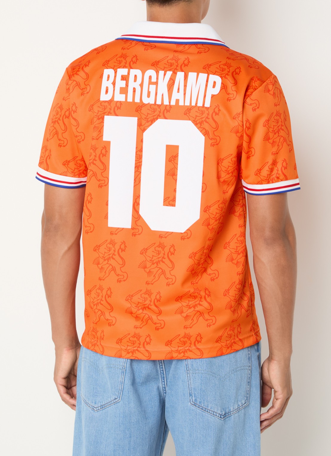 Classic Football Shirts 1994 Netherlands Bergkamp - achterkant orange