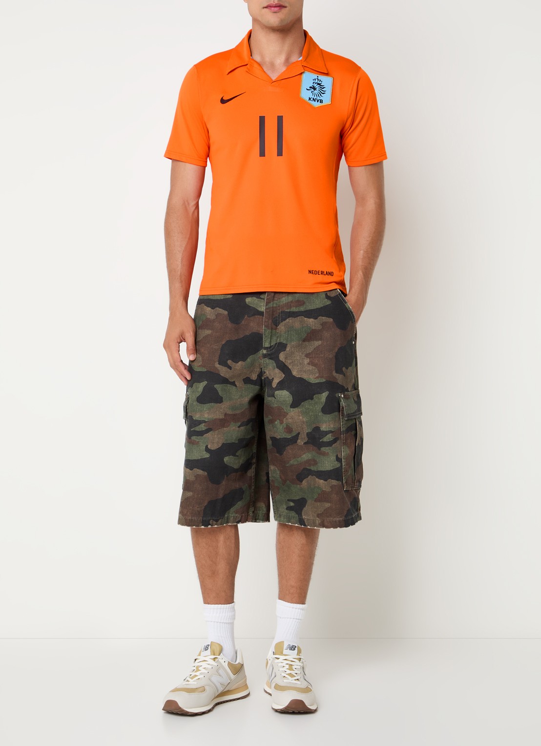Classic Football Shirts 2006-08 Netherlands Robben voetbalshirt - voorkant 3 orange