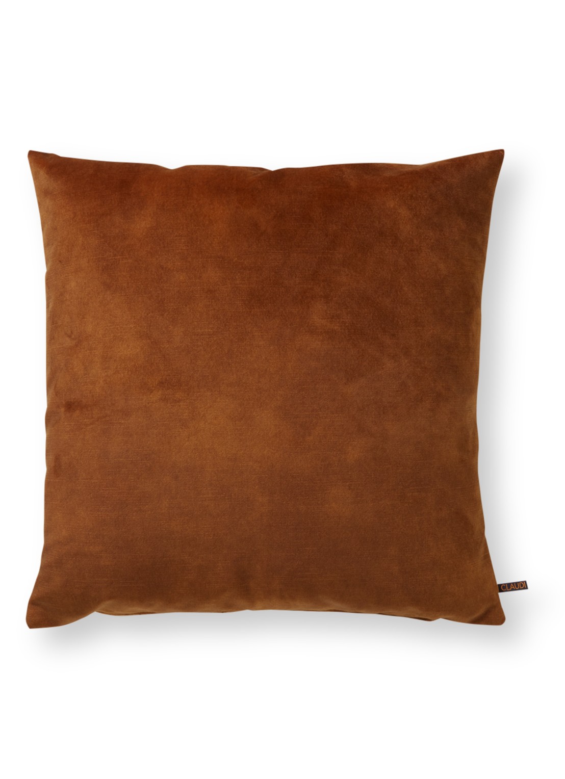 Claudi Adona sierkussen 50 x 50 cm - voorkant cognac