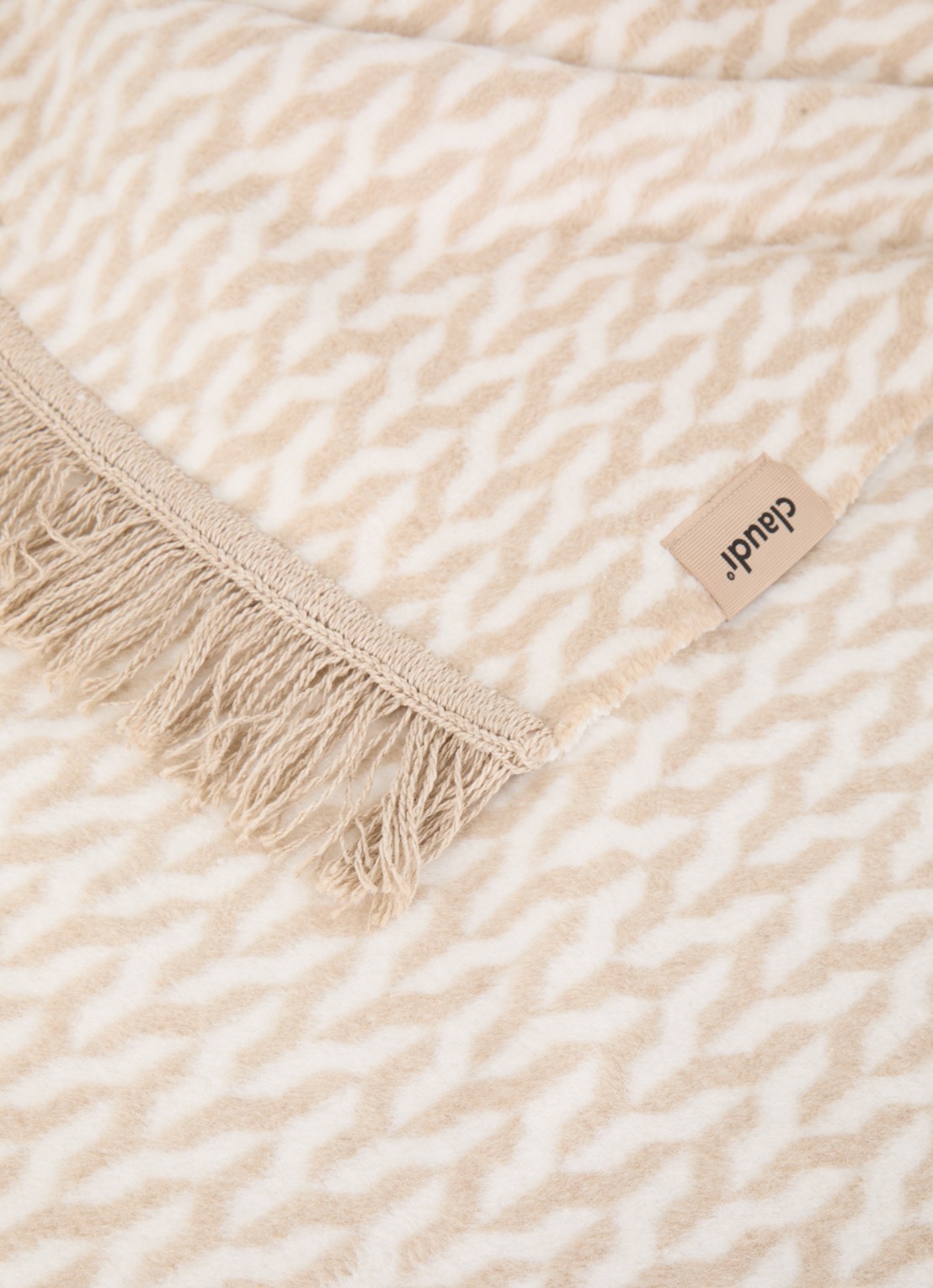 Claudi Aphos plaid 150 x 200 cm - detail 3 beige