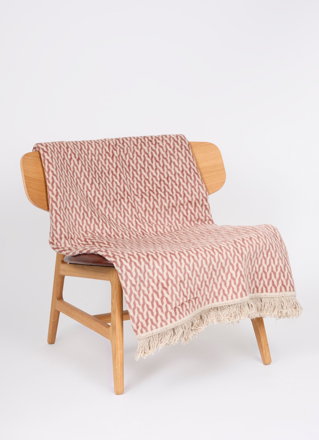 Claudi Aphos Plaid 150 x 200 cm - voorkant 3 oudroze