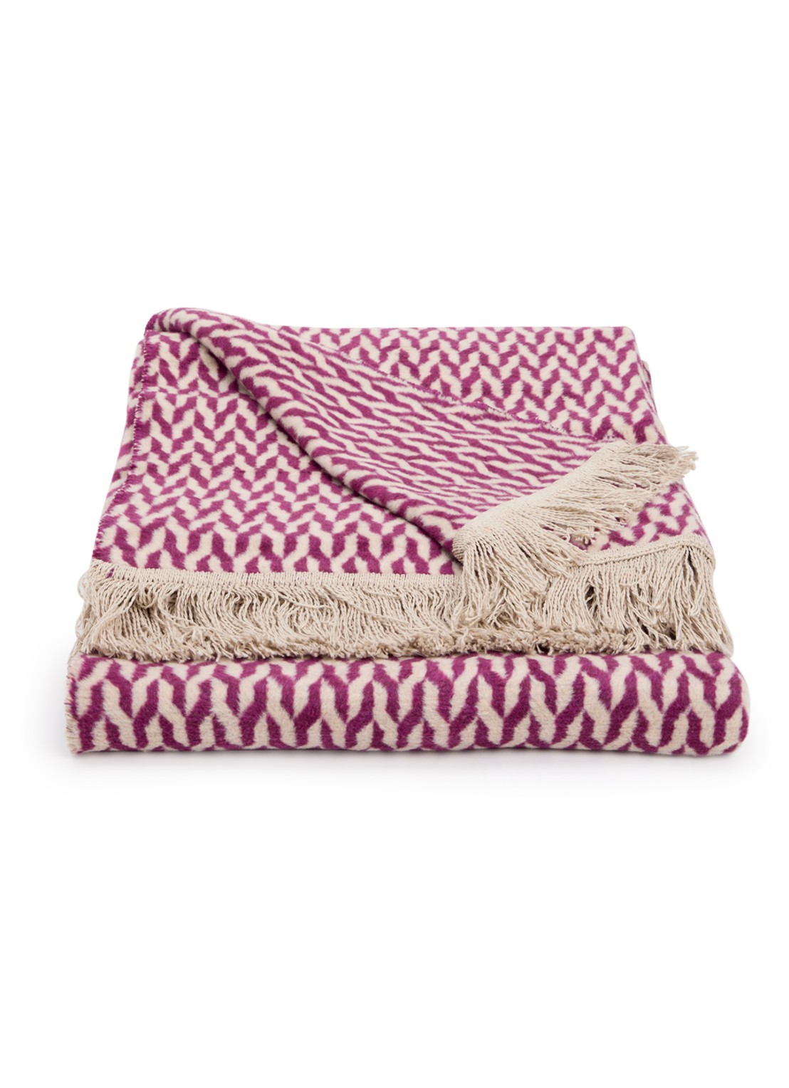 Claudi Aphos Plaid 150 x 200 cm - voorkant violet