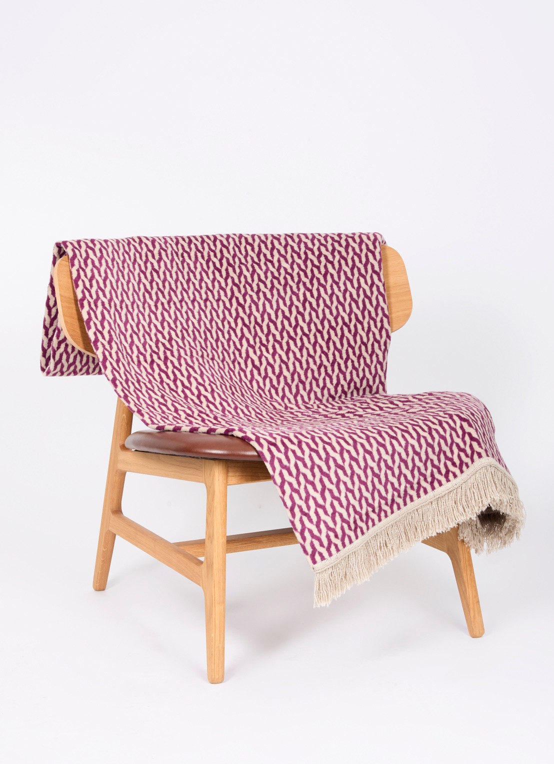 Claudi Aphos Plaid 150 x 200 cm - voorkant 2 violet