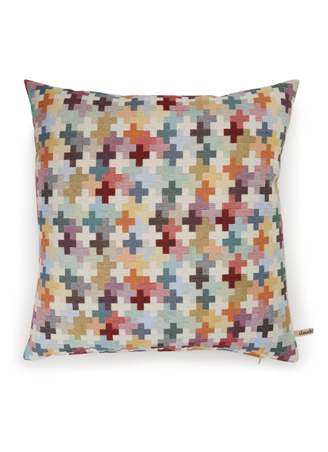 Claudi Biel sierkussen 50 x 50 cm - voorkant 3 beige