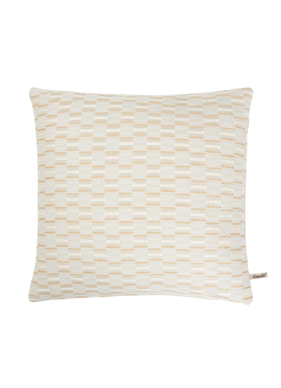 Claudi Caffege Exclusive sierkussen 45 x 45 cm - voorkant goud