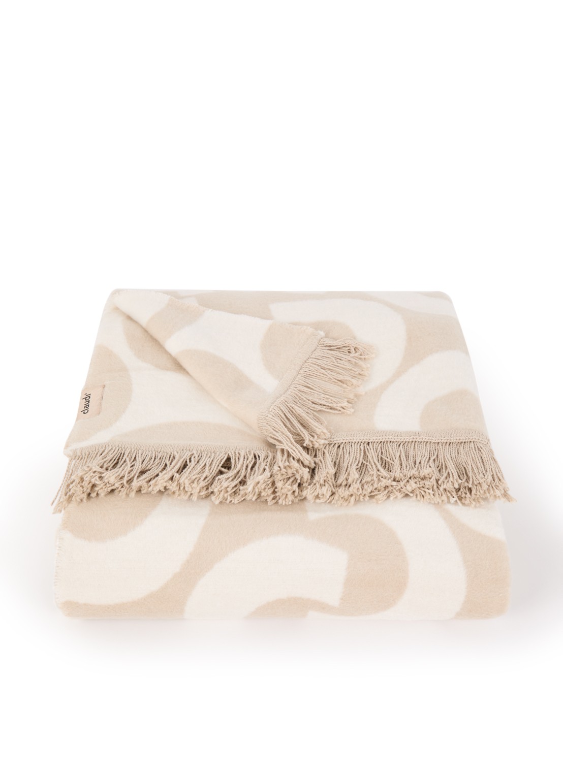 Claudi Claudi plaid 150 x 200 cm - voorkant beige