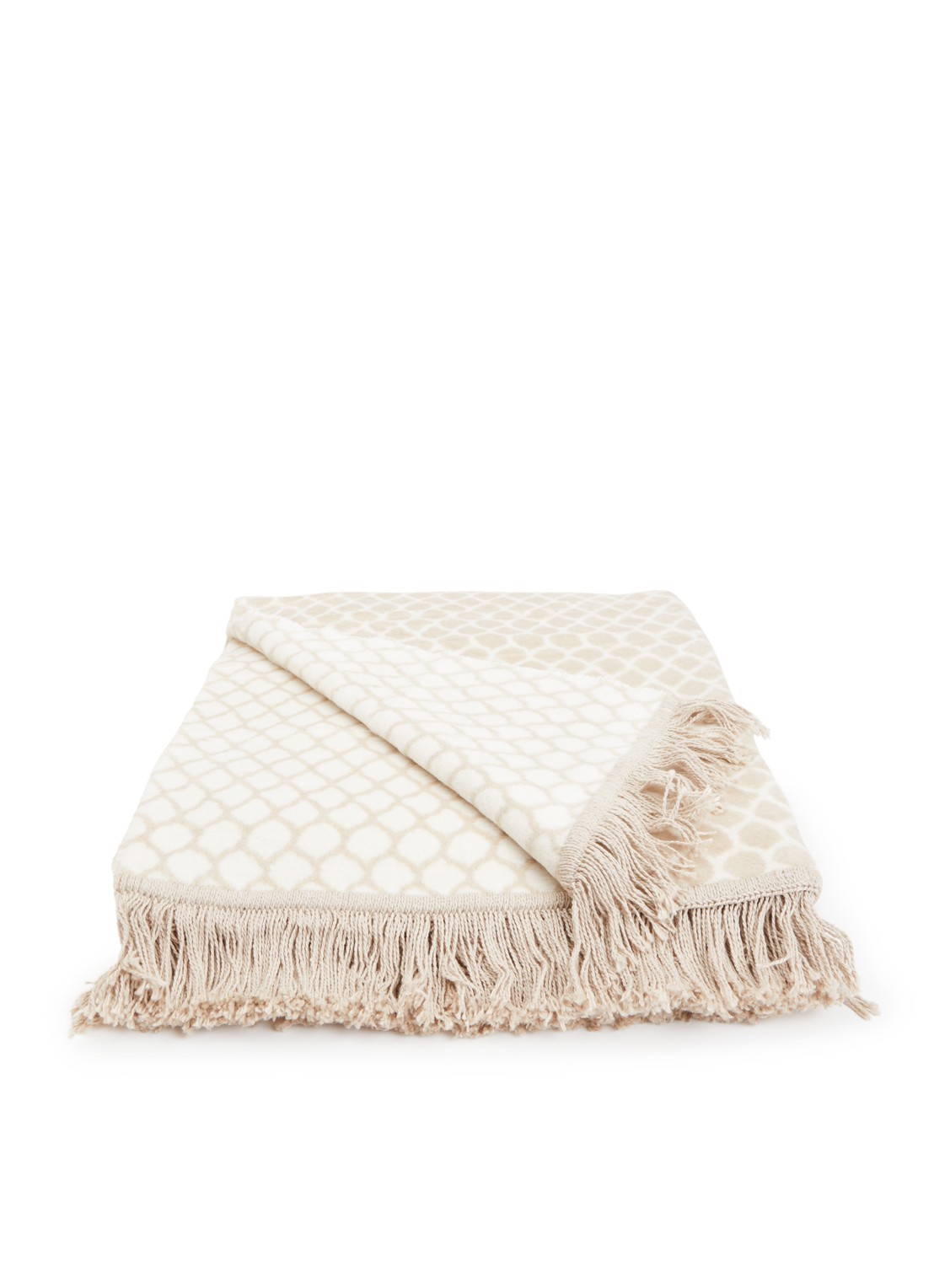 Claudi Colly plaid 150 x 200 cm - voorkant beige