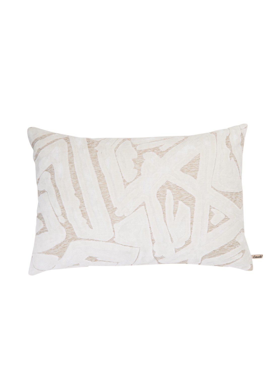 Claudi Dean sierkussen 40 x 60 cm - voorkant beige
