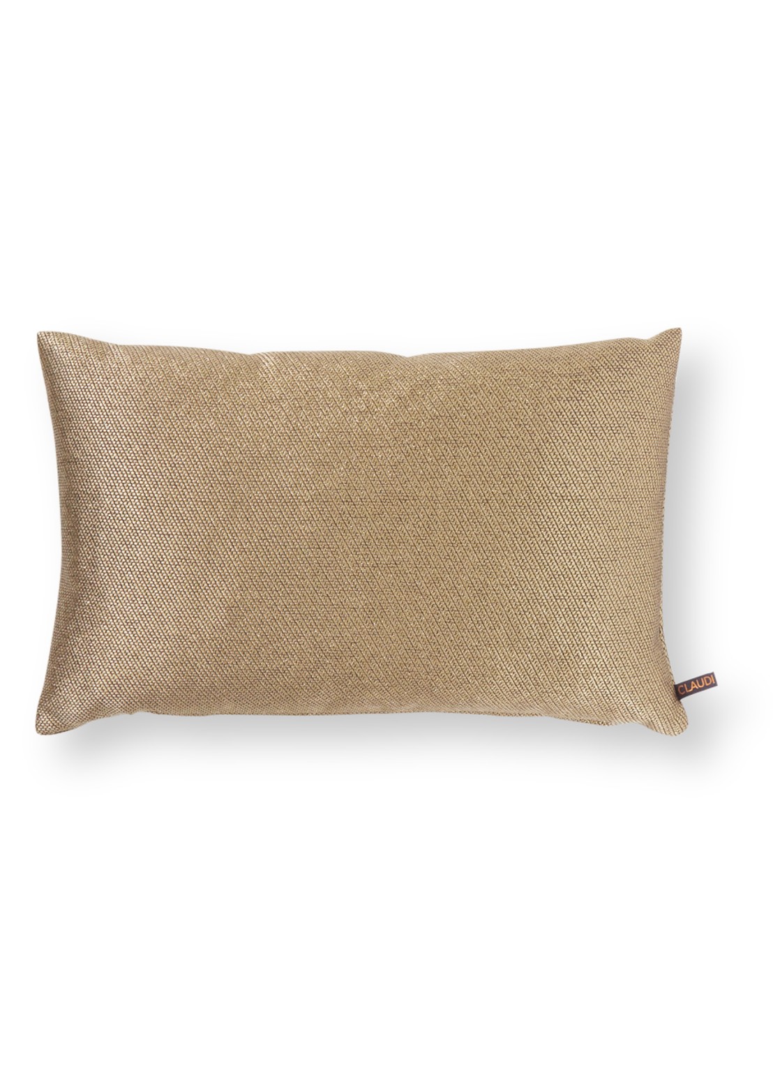 Claudi  Diamo sierkussen 30 x 45 cm - voorkant goud