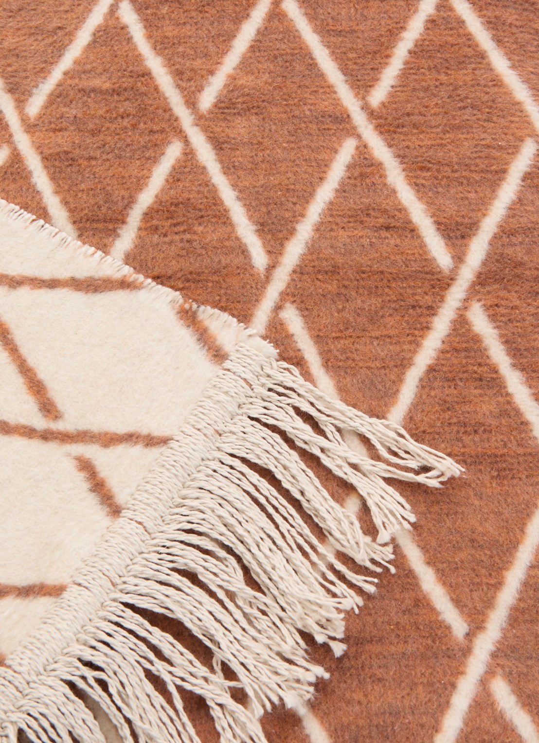 Claudi Dias plaid 150 x 200 cm - detail 3 bruin