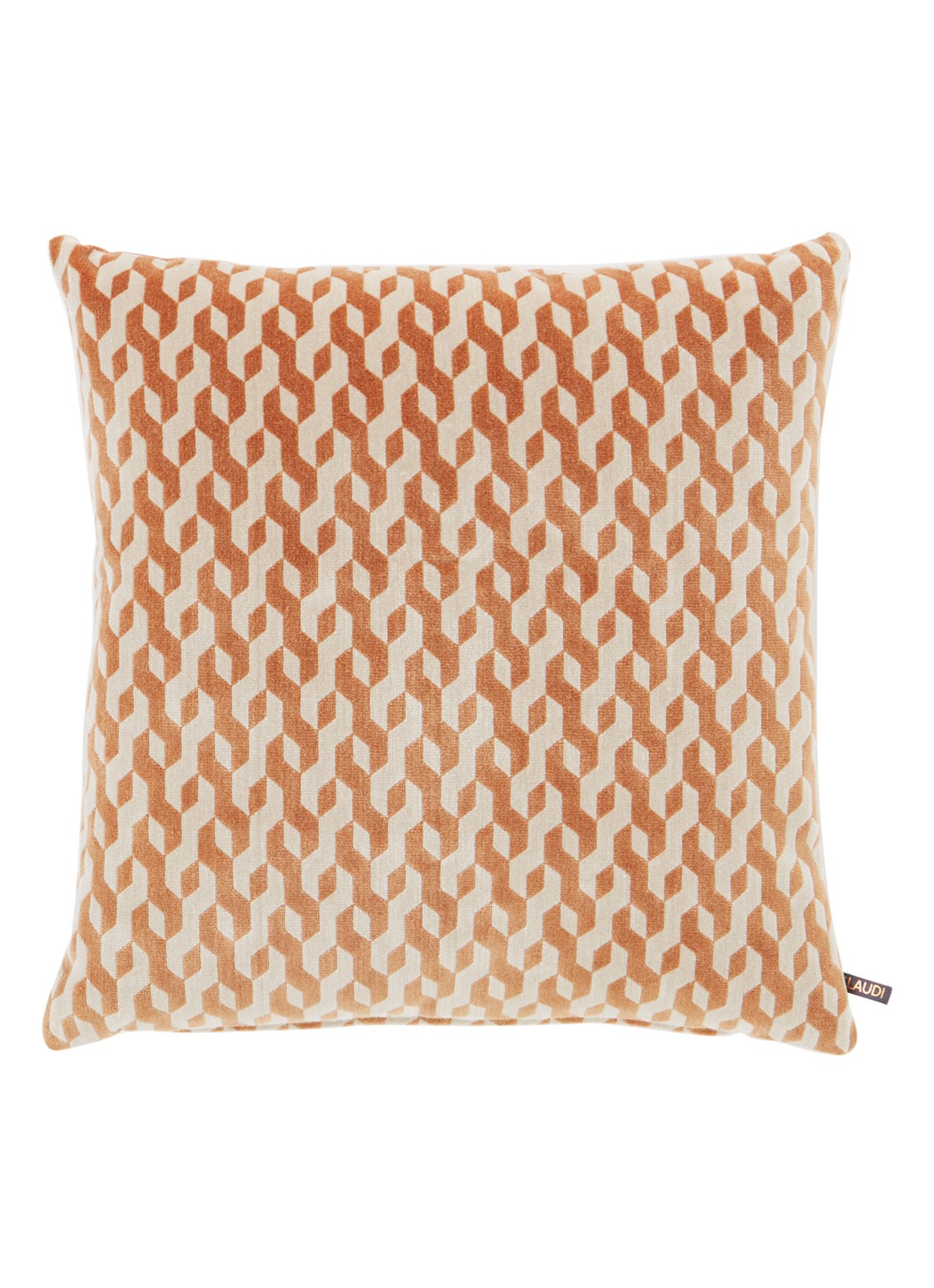 Claudi Dionne sierkussen 45 x 45 cm - voorkant roestbruin