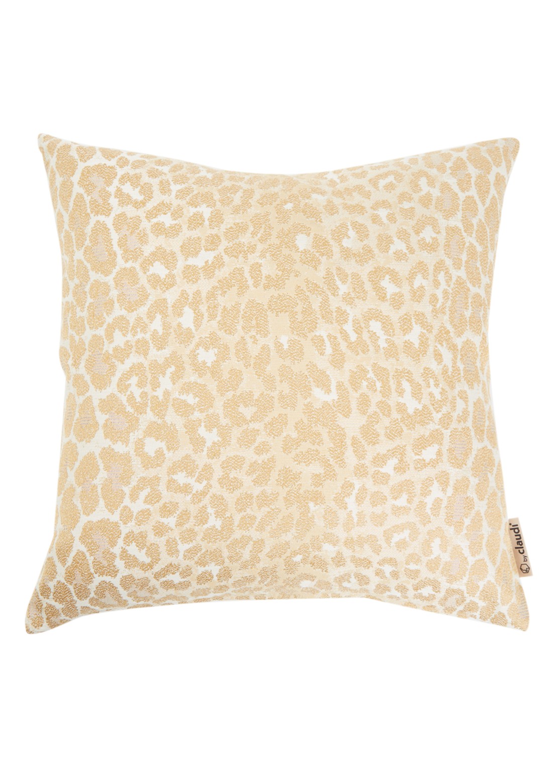 Claudi Doria Exclusieve sierkussen 45 x 45 cm - voorkant 3 goud