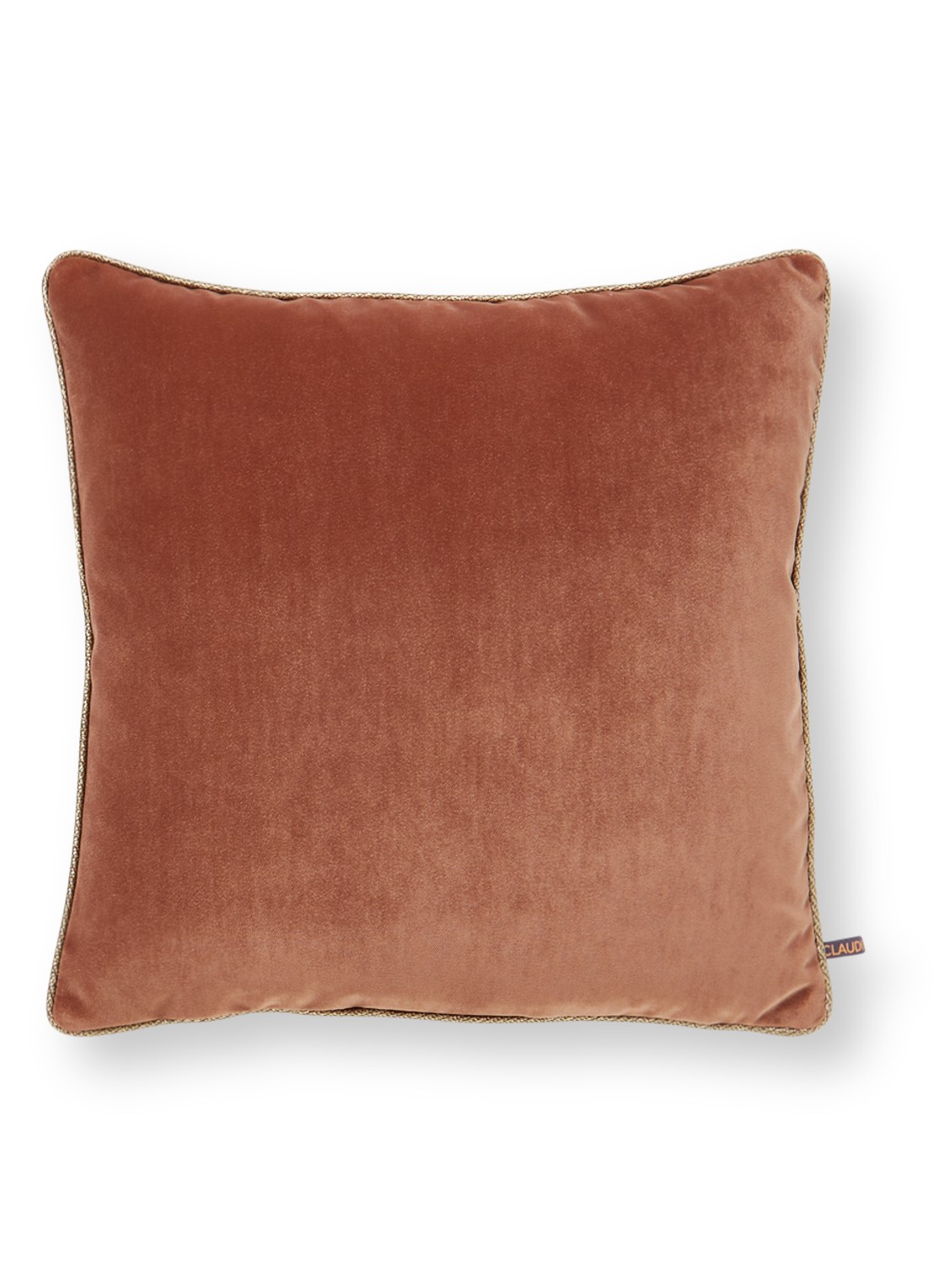 Claudi Eco Rosana sierkussen 45 x 45 cm - voorkant oudroze