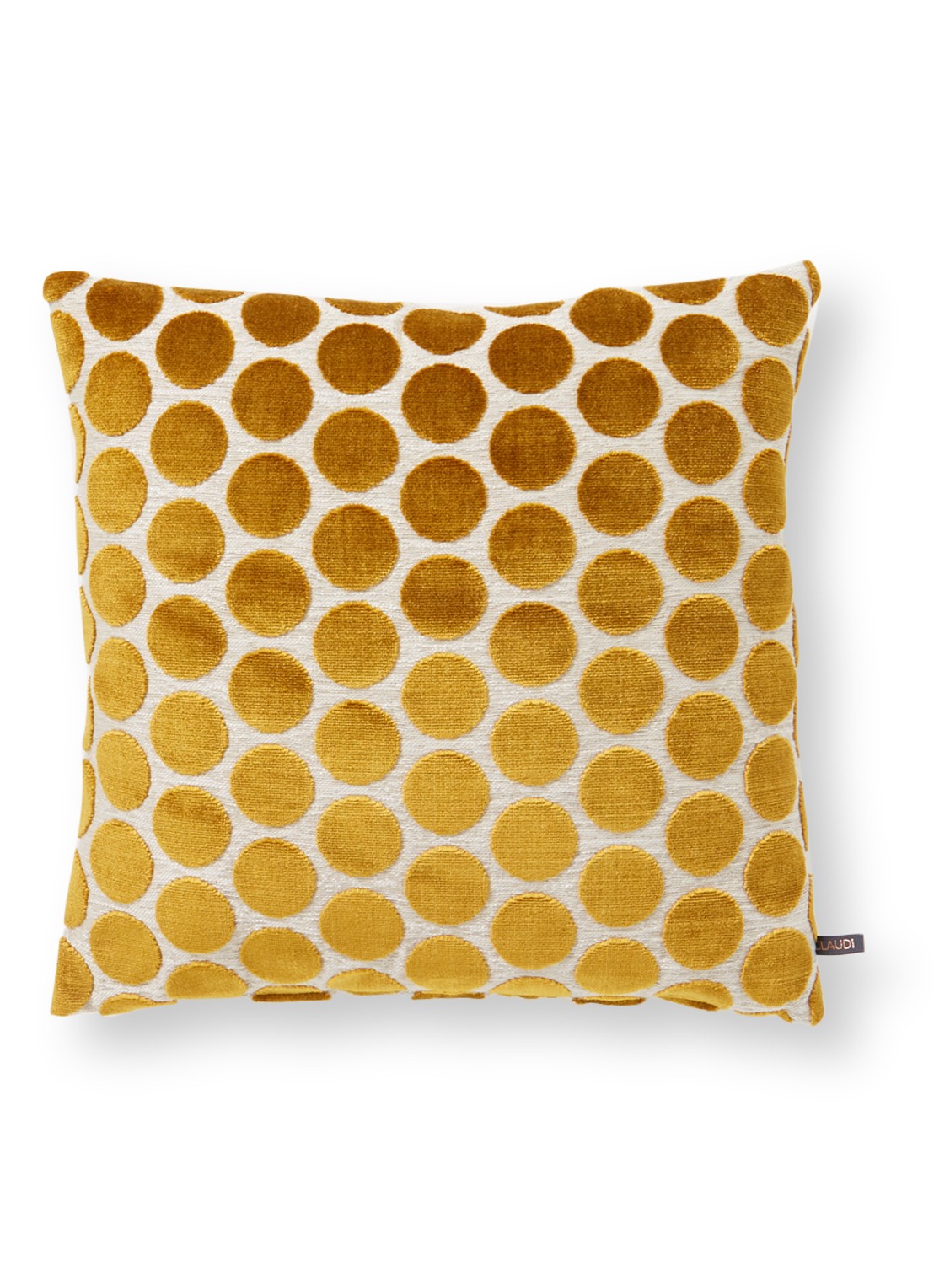 Claudi  Fineas sierkussen 45 x 45 cm - voorkant 2 goud
