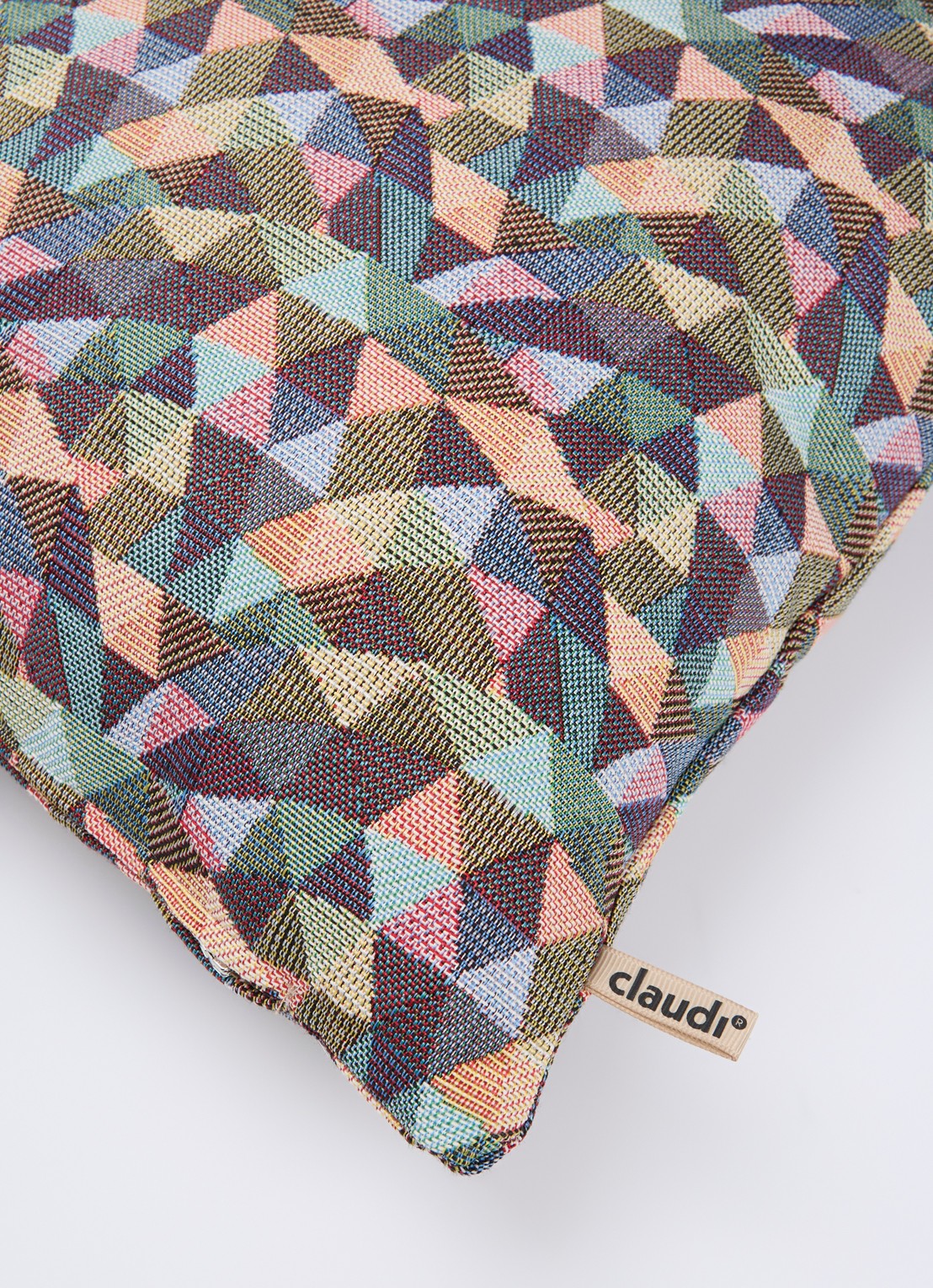 Claudi Graphic Pyramid sierkussen 45 x 45 cm - detail 4 multicolor