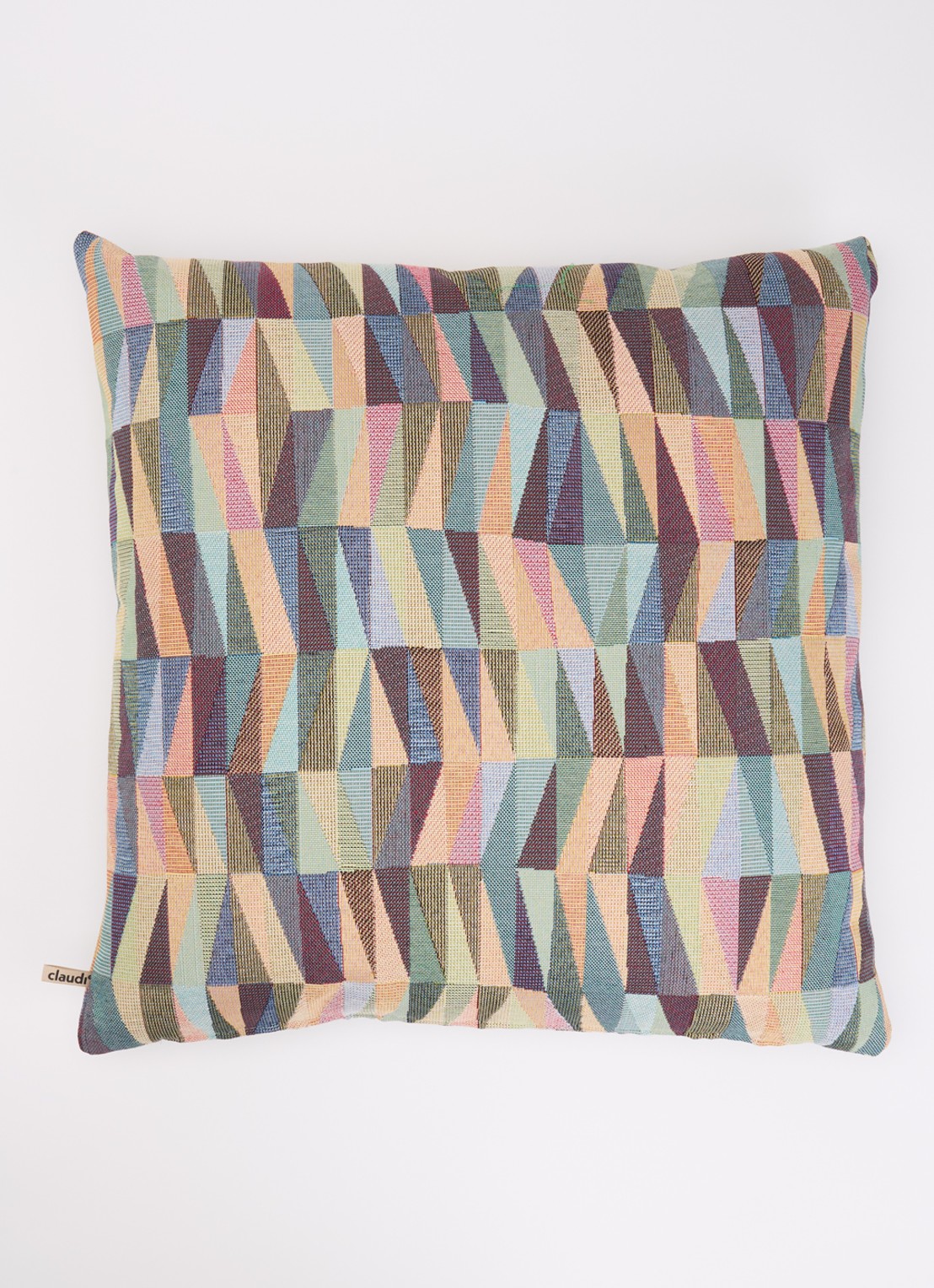Claudi Graphic Zigzag sierkussen 50 x 50 cm - detail 3 multicolor