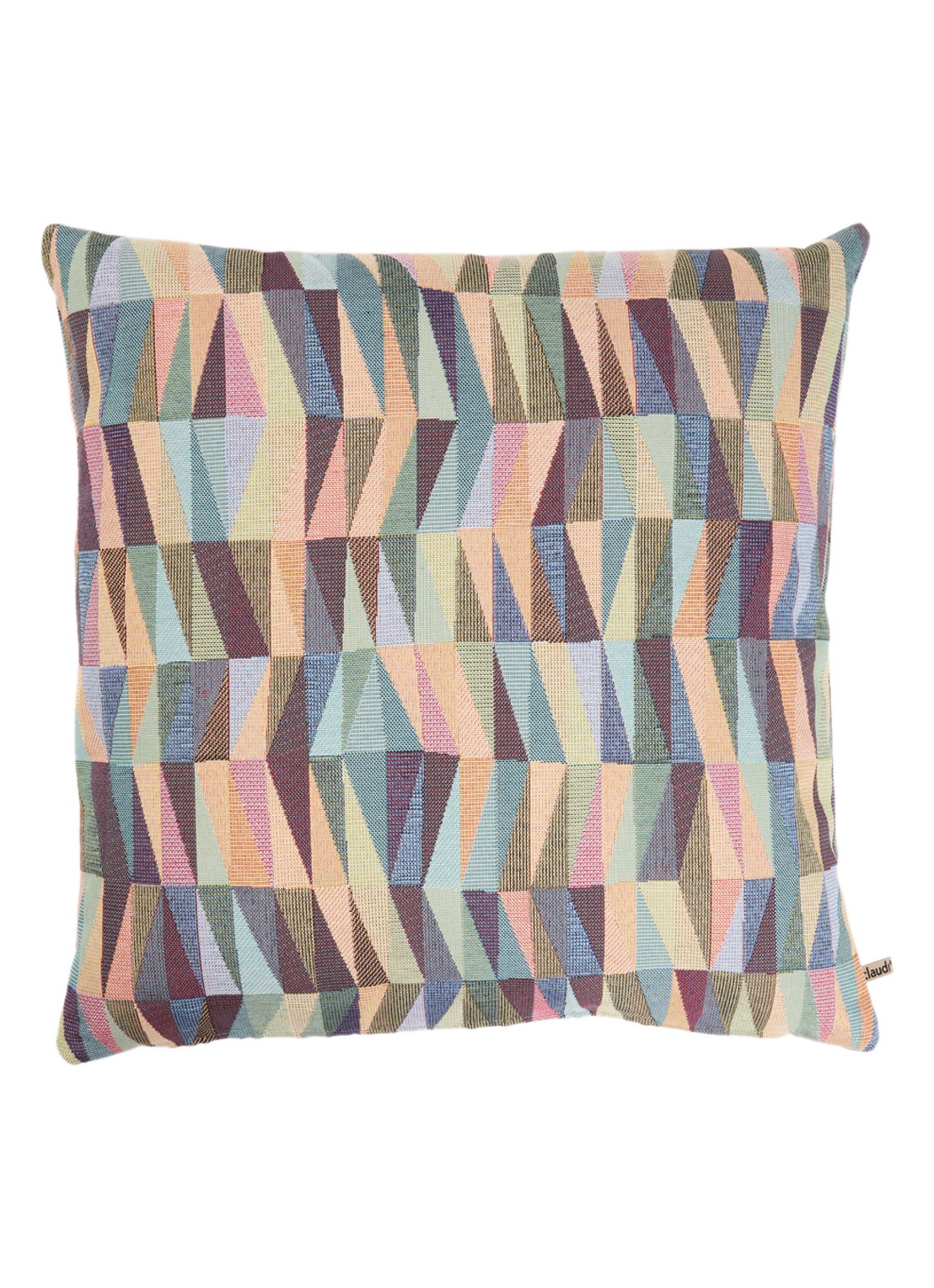 Claudi Graphic Zigzag sierkussen 50 x 50 cm - voorkant multicolor