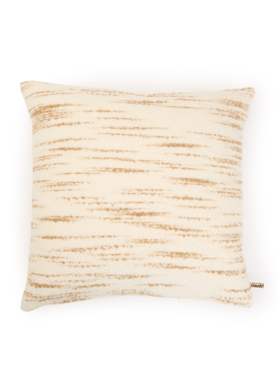 Claudi Hubert sierkussen 50 x 50 cm - voorkant beige