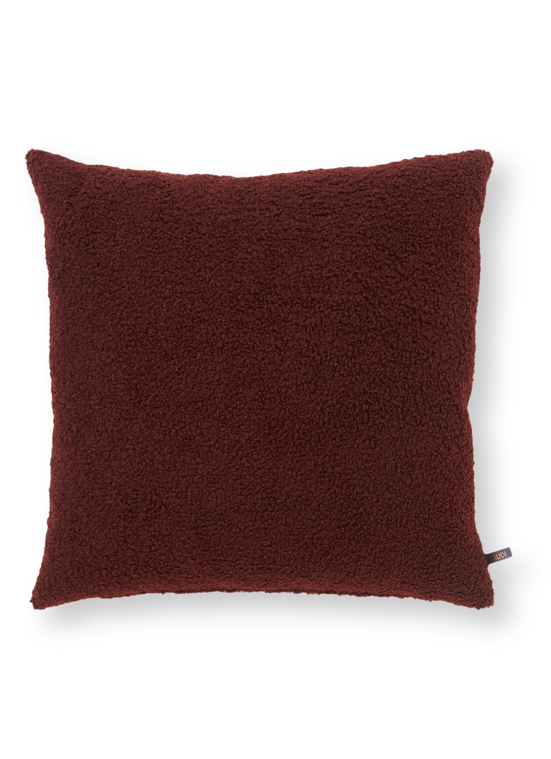 Claudi  Humberti sierkussen 45 x 45 cm - voorkant bordeauxrood