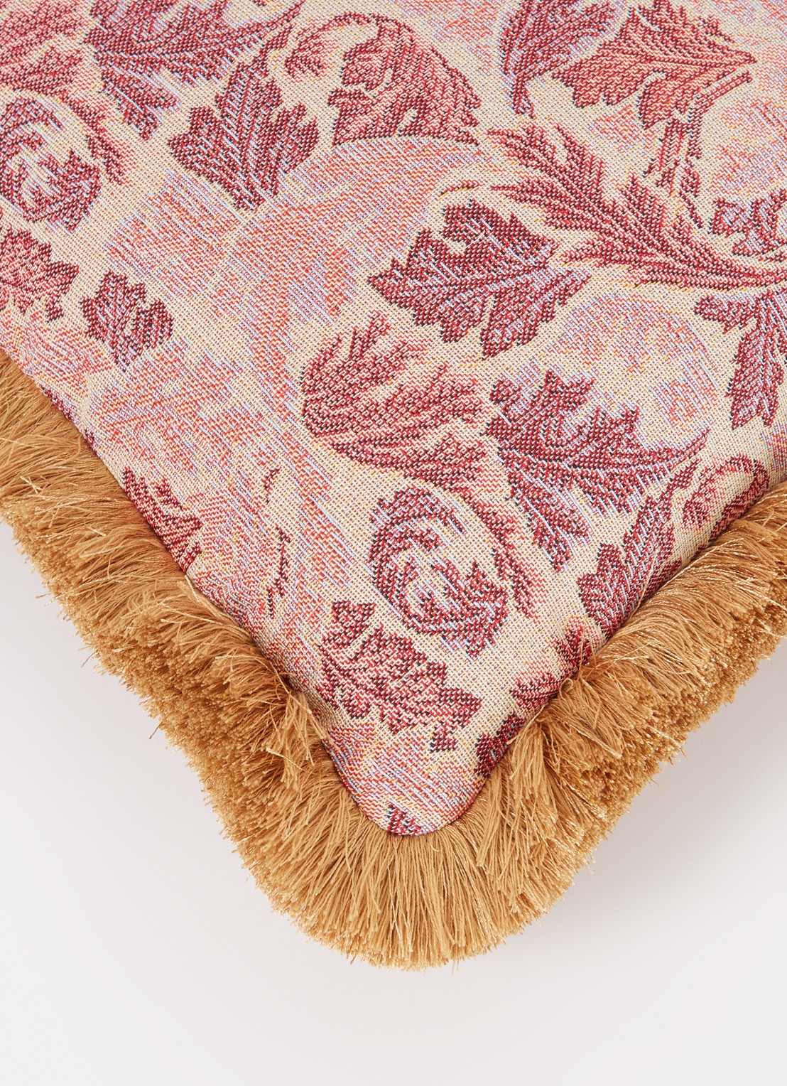 Claudi Leaf Art sierkussen 45 x 45 cm - detail 4 roze