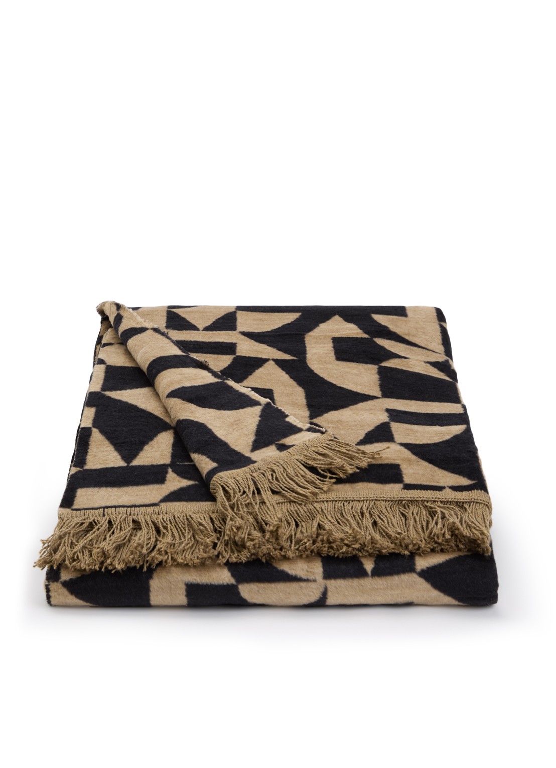 Claudi Lonata plaid 150 x 200 cm - voorkant 2 bruin