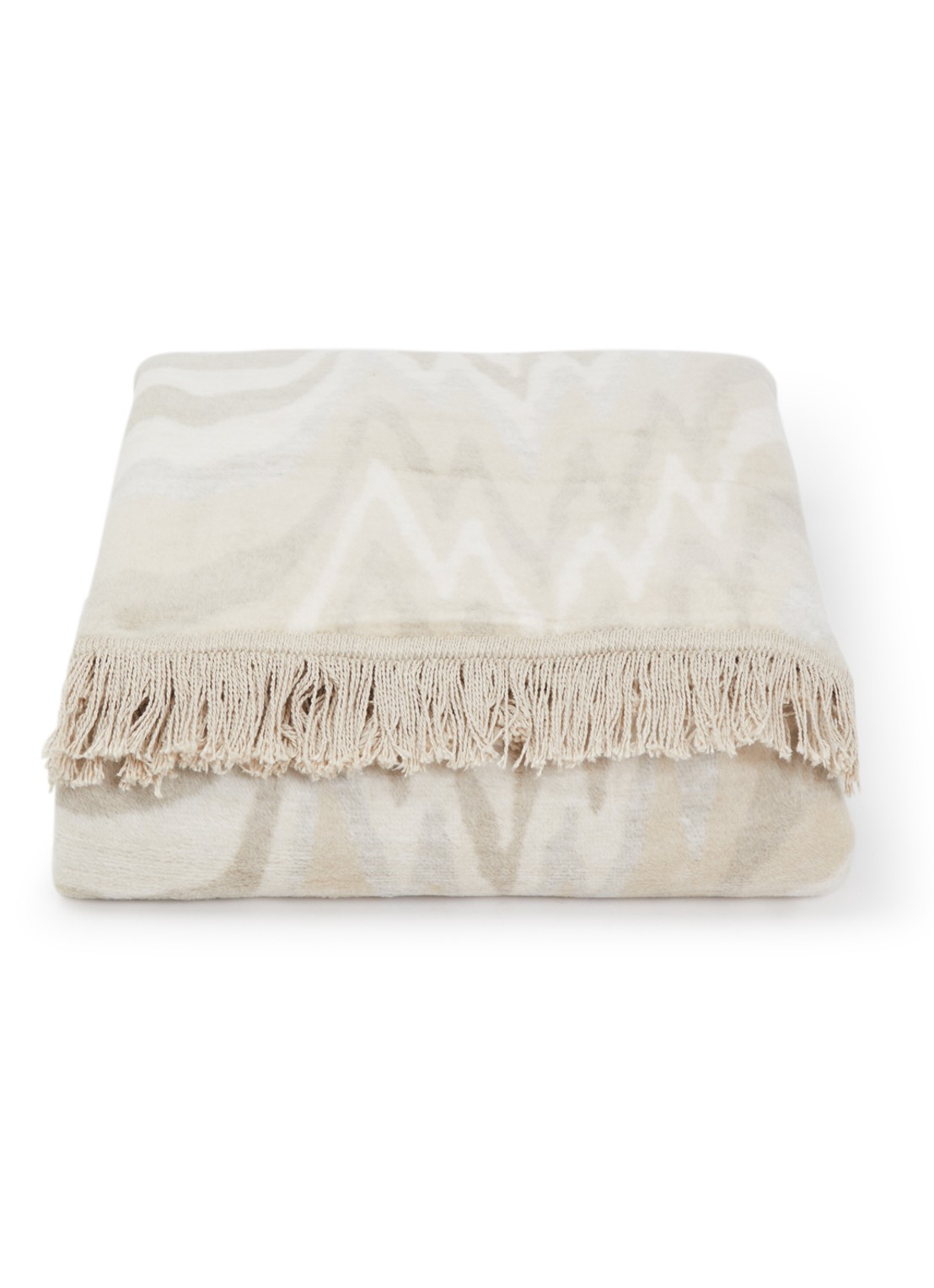 Claudi Patty plaid 150 x 200 cm - voorkant 2 beige