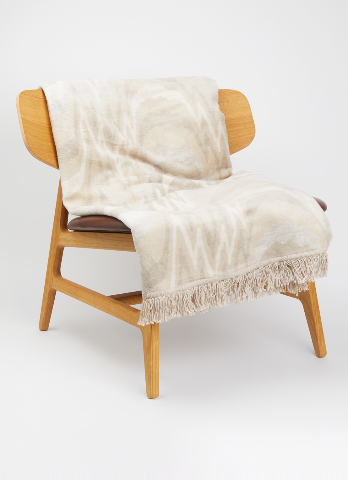 Claudi Patty plaid 150 x 200 cm - voorkant 3 beige