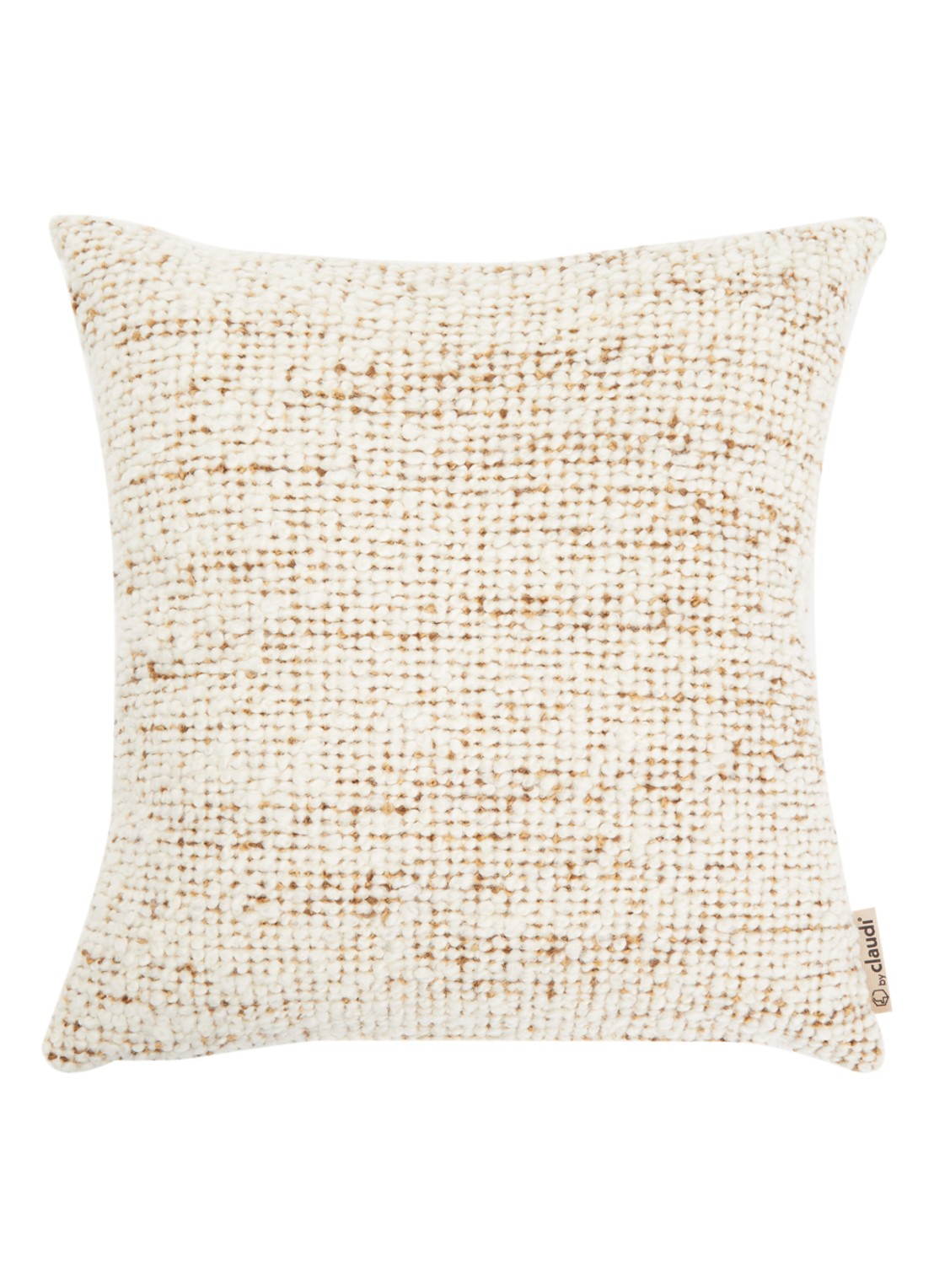 Claudi Piazza Exclusive sierkussen 45 x 45 cm - voorkant 3 gebroken wit
