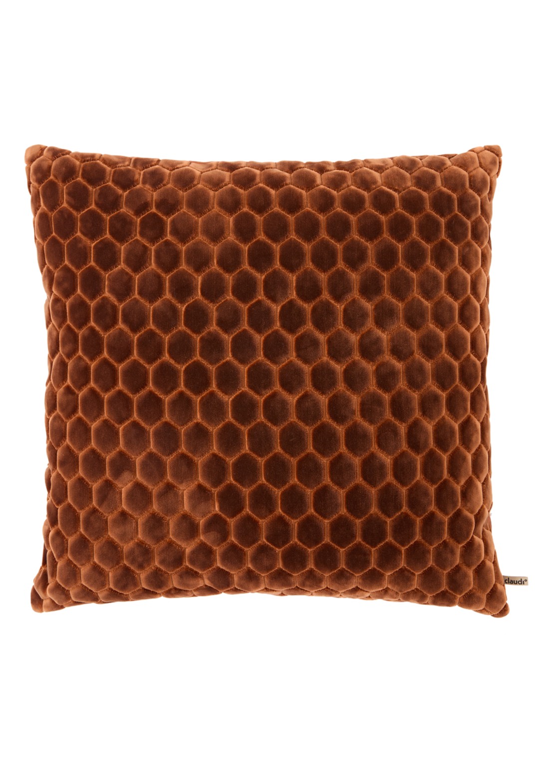 Claudi Prisilla sierkussen 60 x 60 cm - voorkant koper