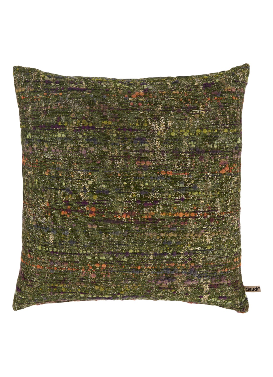 Claudi Safeo sierkussen 45 x 45 cm - voorkant 3 groen